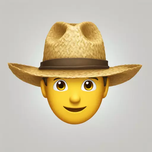 straw hat emoji