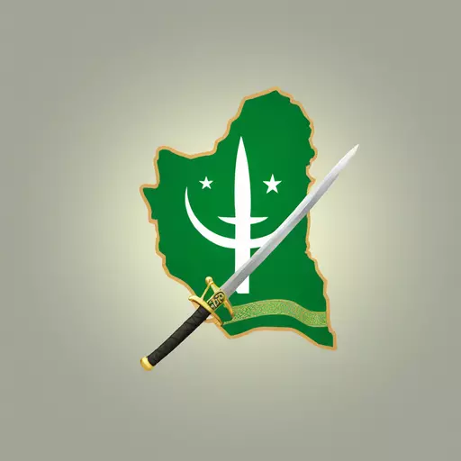 Saudi Arabia logo (2 Sword and palm) emoji