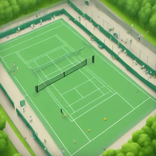 tennis court emoji