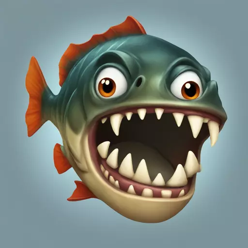 piranha emoji
