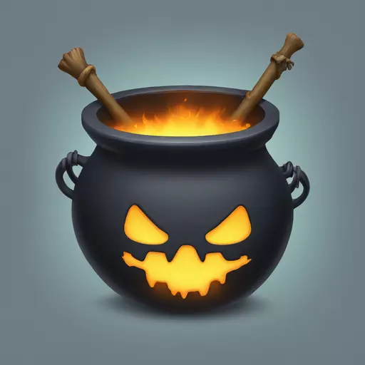 witch cauldron emoji