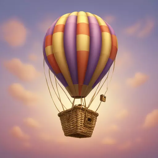 hot air balloon emoji
