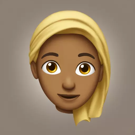 بنت غيرانة.  emoji