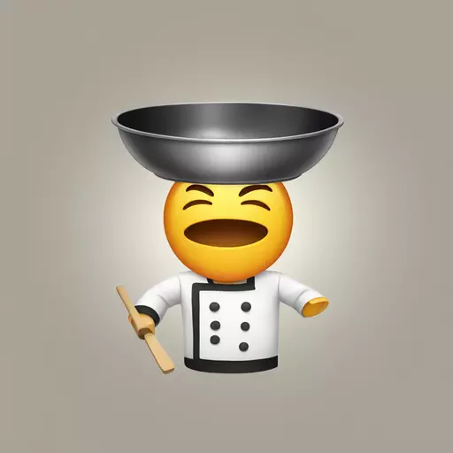 a frying wok emoji