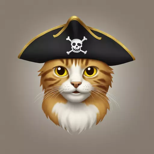 cat pirate emoji