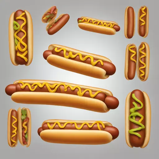 hot dog emoji
