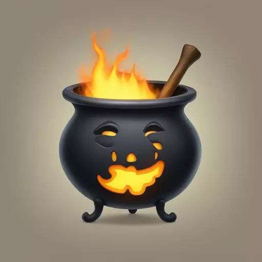 witch cauldron emoji