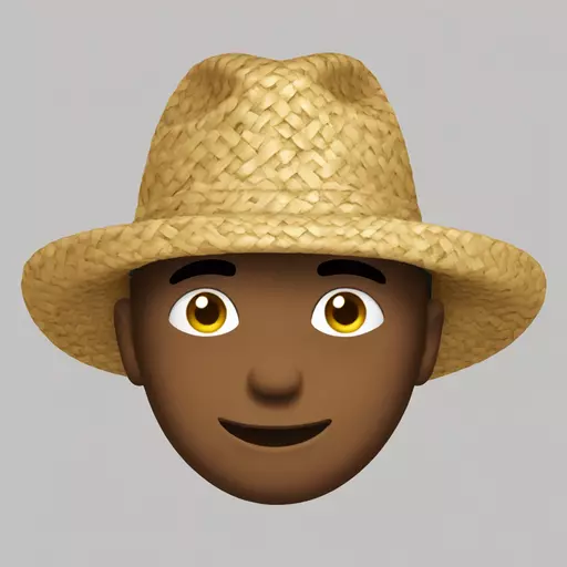 straw hat emoji