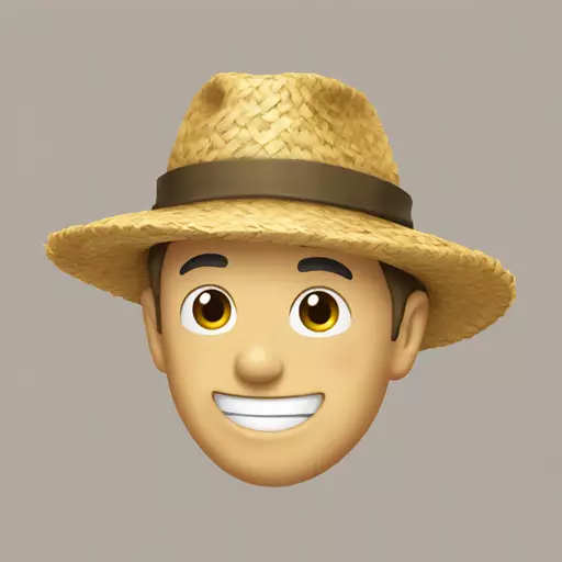 straw hat emoji