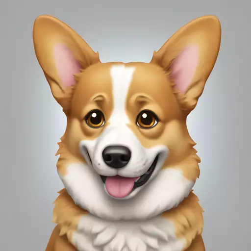 corgi cartoon emoji