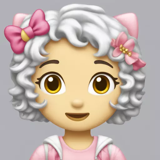 Hello kitty kumori emoji