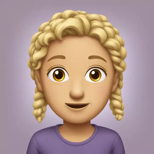 Lila Haargummi Emoji emoji