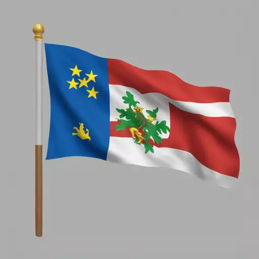 Flag from Friuli 🦅🇮🇹🟦 emoji