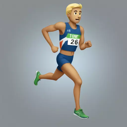 Cross country runner emoji