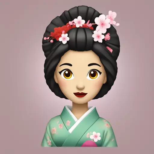 geisha  emoji