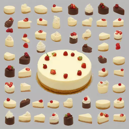 White chocolate Cheesecake mukbang emoji