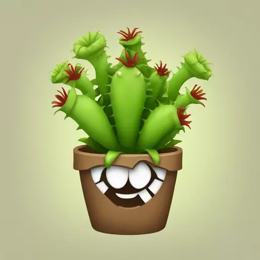Venus flytrap emoji