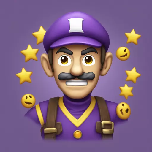Waluigi pinball emoji