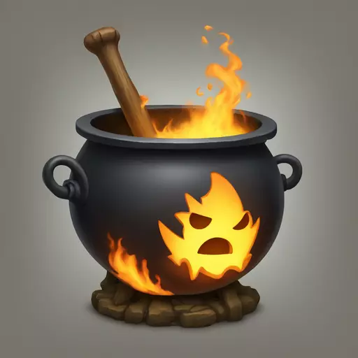 witch cauldron emoji