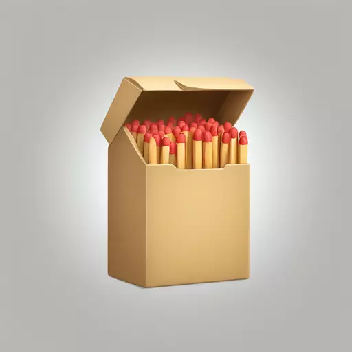Box of matchsticks emoji