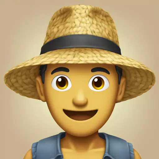 straw hat emoji