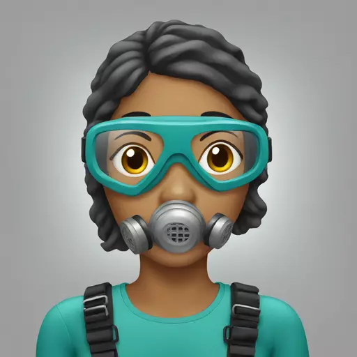woman with diving mask emoji