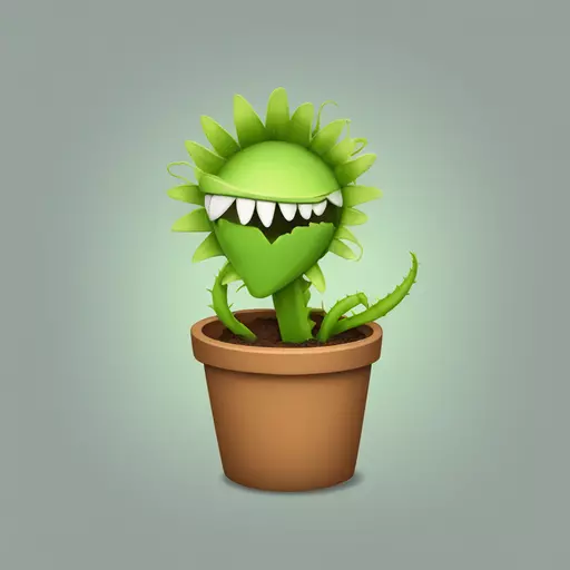 Venus flytrap emoji