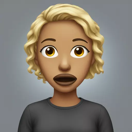 Gagged girl emoji