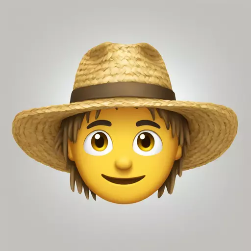 straw hat emoji
