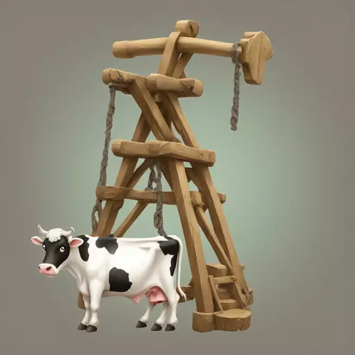 cow trebuchet emoji
