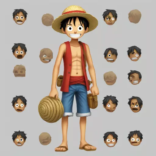 Luffy emoji