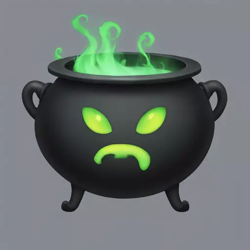 witch cauldron emoji