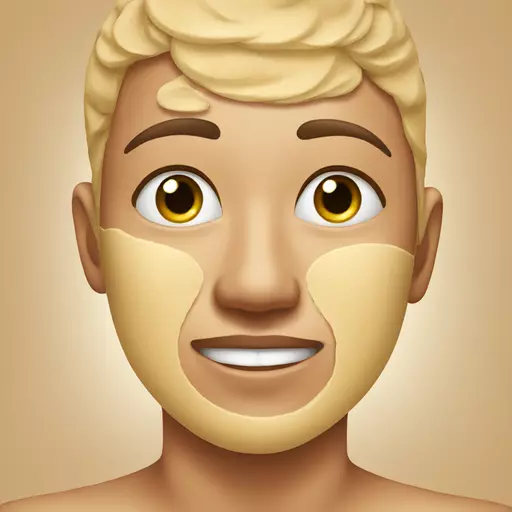 exfoliating face emoji