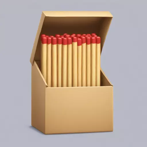 Box of matchsticks emoji