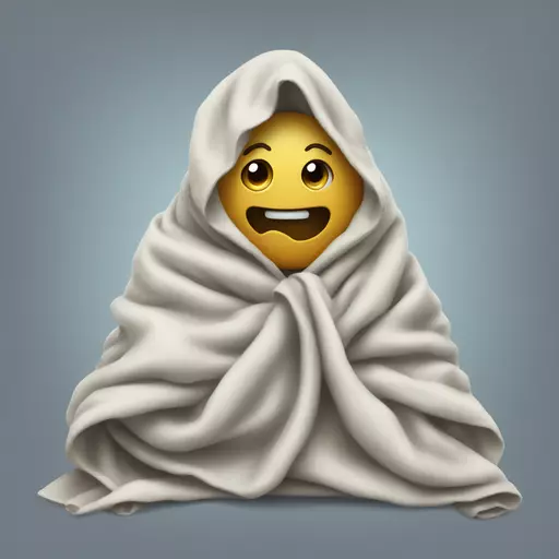 fog in a blanket emoji