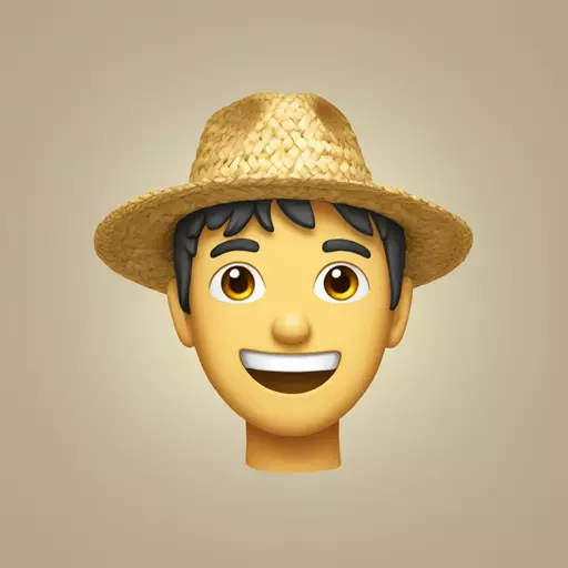 straw hat emoji