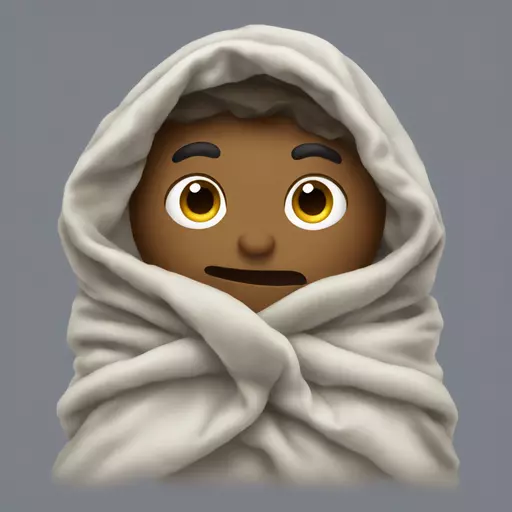 fog in a blanket emoji