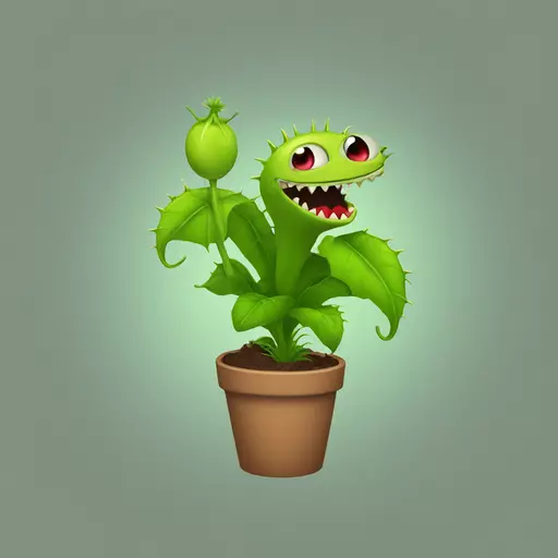 Venus flytrap emoji