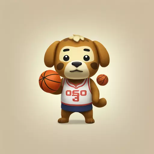 animal crossing oso 🏀🏀 emoji