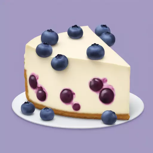 blueberry cheesecake emoji