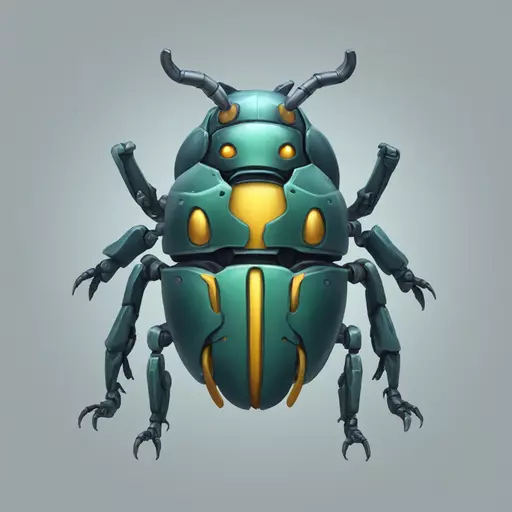 mecha beetle emoji