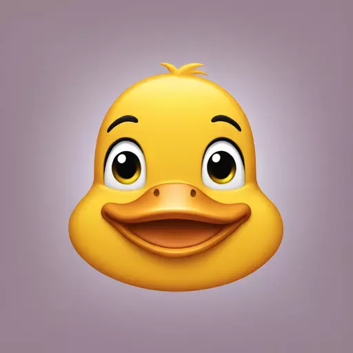 duck smile emoji
