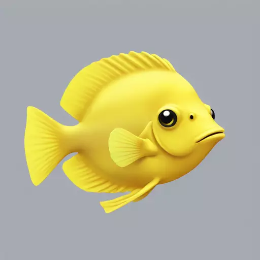 yellow tang emoji