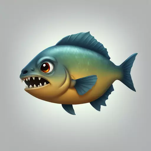 piranha emoji