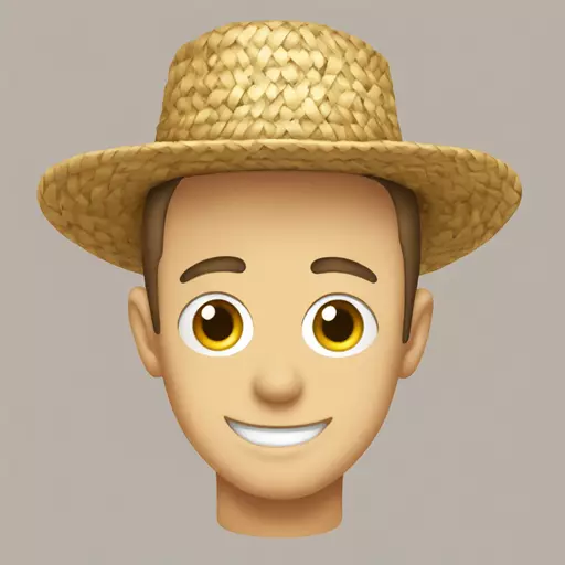 straw hat emoji