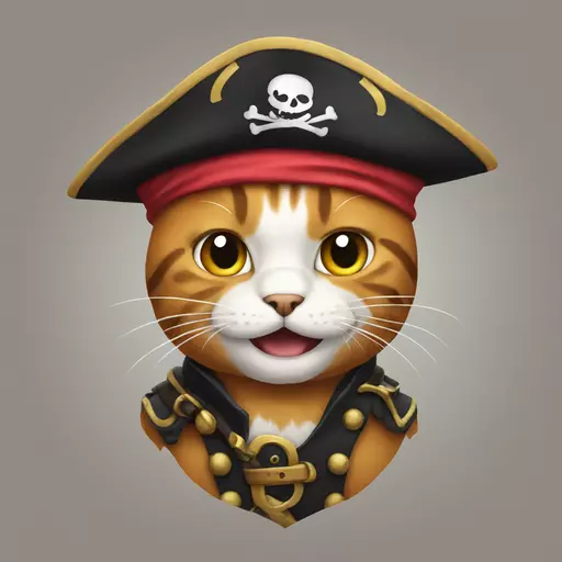 cat pirate emoji