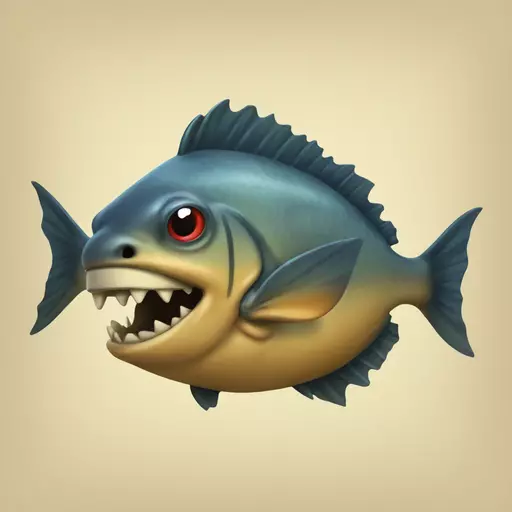 piranha emoji