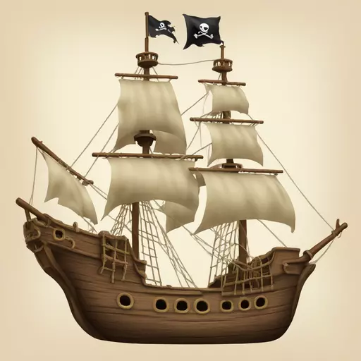 Pirates Ship  emoji