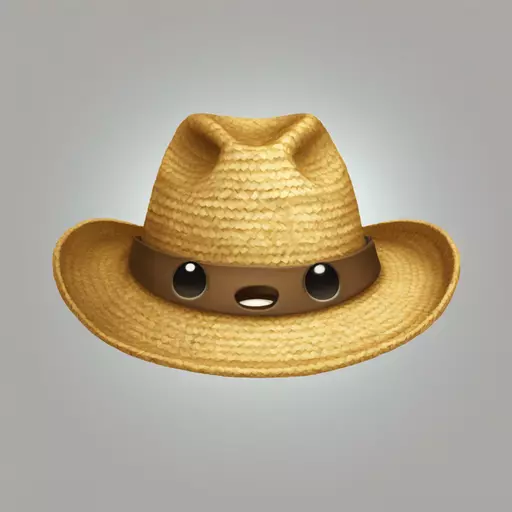 straw hat emoji