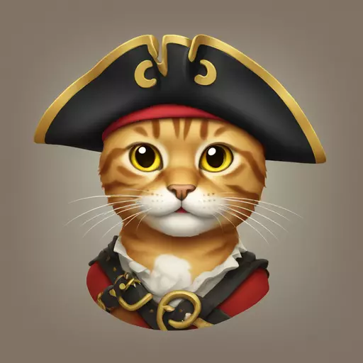 cat pirate emoji